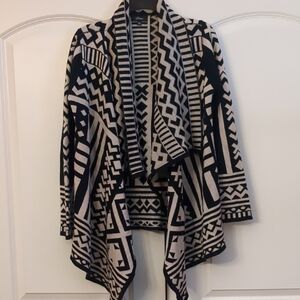 Sisters Black And Cream Pattern Sweater